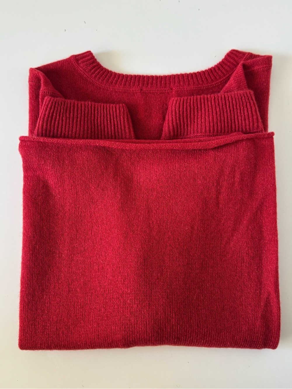 Reformation Cashmere Boyfriend Sweater (M) - SUN-DRIED TOMATO - NWOT - Picture 6 of 8